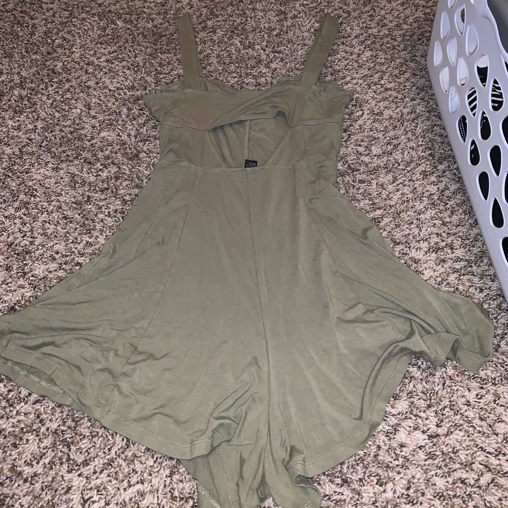 Dark green romper